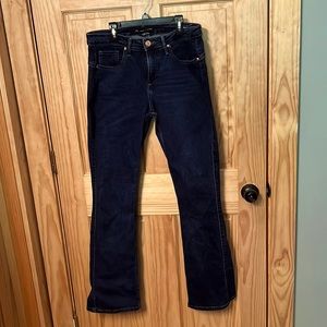 Size 12 Long Lee Riders shape illusion slim fit mid-rise pants.